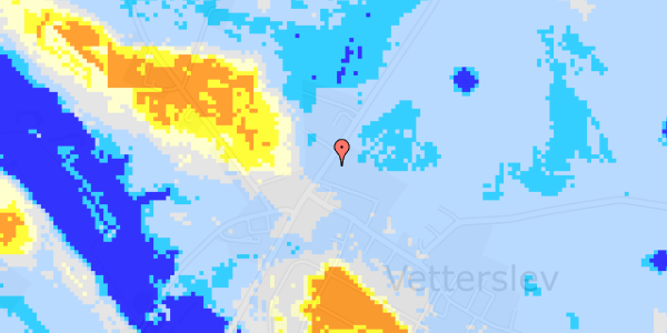 Ekstrem regn på Næstvedvej 395