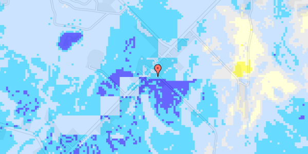 Ekstrem regn på Roskildevej 384