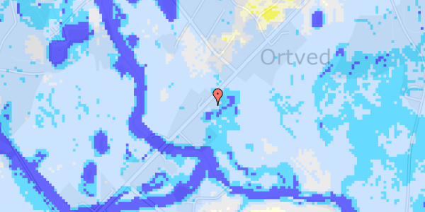 Ekstrem regn på Roskildevej 480