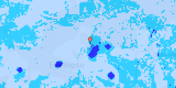 Ekstrem regn på Roskildevej 590