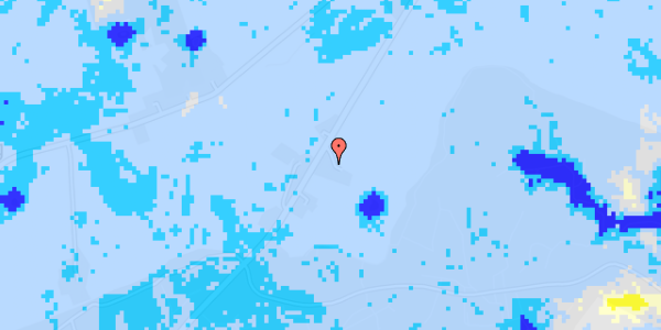 Ekstrem regn på Roskildevej 608