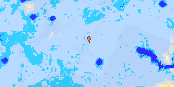 Ekstrem regn på Roskildevej 609