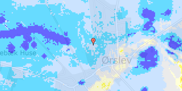 Ekstrem regn på Steenagerhuse 69