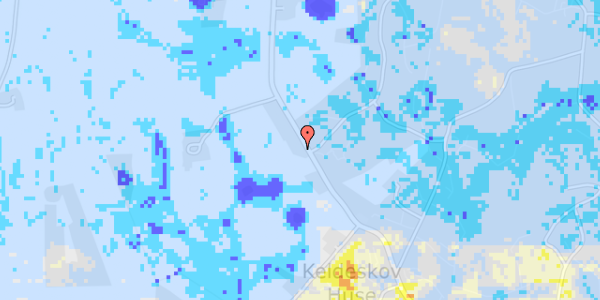 Ekstrem regn på Svalmstrupvej 15