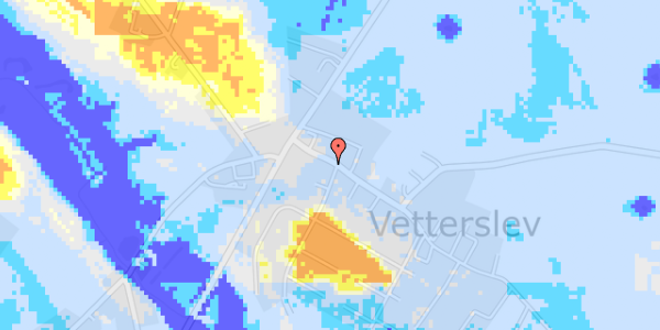 Ekstrem regn på Vetterslev Bygade 6