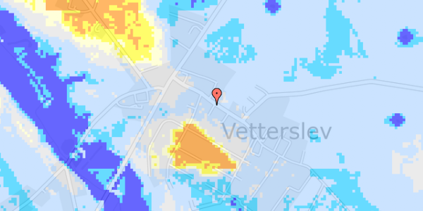 Ekstrem regn på Vetterslev Bygade 10