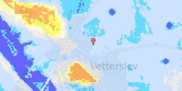 Ekstrem regn på Vetterslev Bygade 13