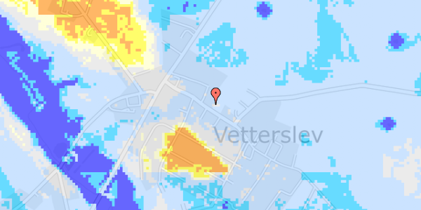 Ekstrem regn på Vetterslev Bygade 17