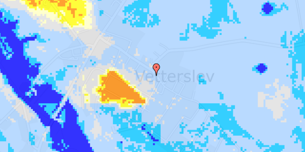 Ekstrem regn på Vetterslev Bygade 34