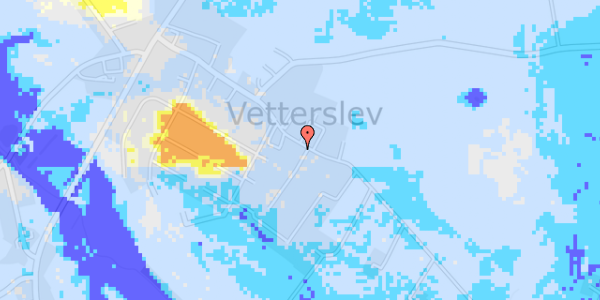 Ekstrem regn på Vetterslev Bygade 42