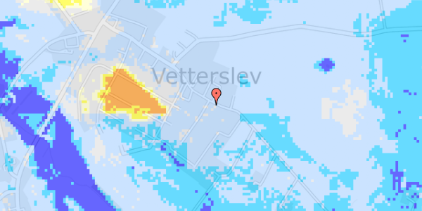 Ekstrem regn på Vetterslev Bygade 44