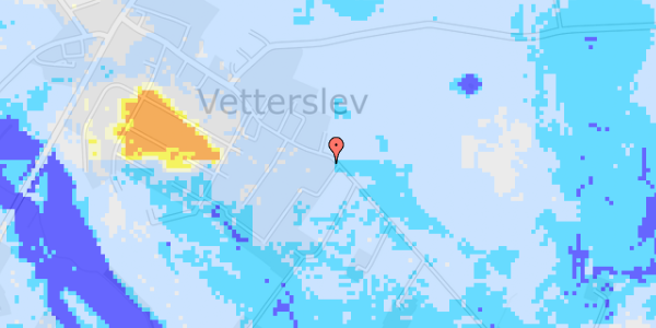 Ekstrem regn på Vetterslev Bygade 54