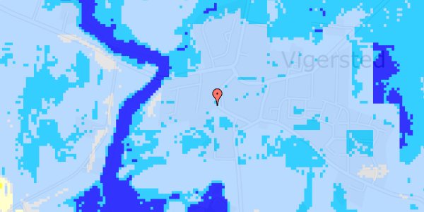 Ekstrem regn på Vigersted Bygade 37