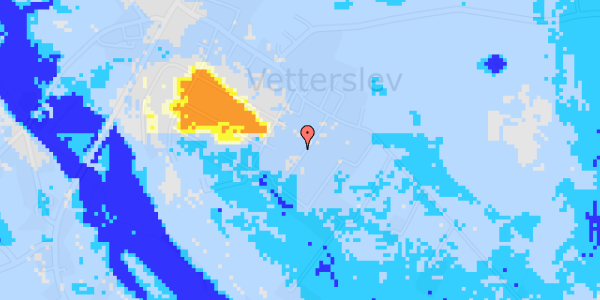 Ekstrem regn på Øster Alle 4