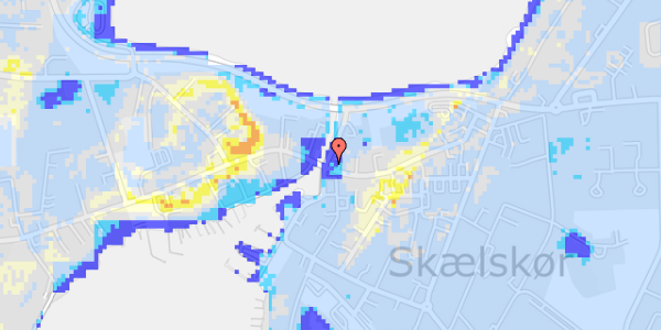 Ekstrem regn på Algade 1