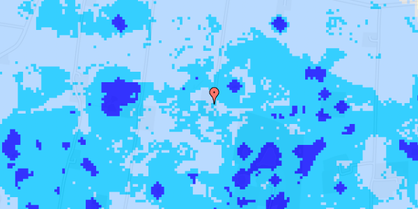 Ekstrem regn på Bakkekammen 55