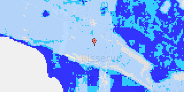 Ekstrem regn på Bisserup Havnevej 18