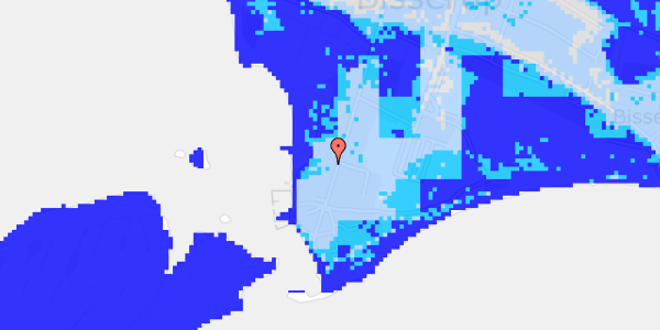 Ekstrem regn på Bisserup Havnevej 62