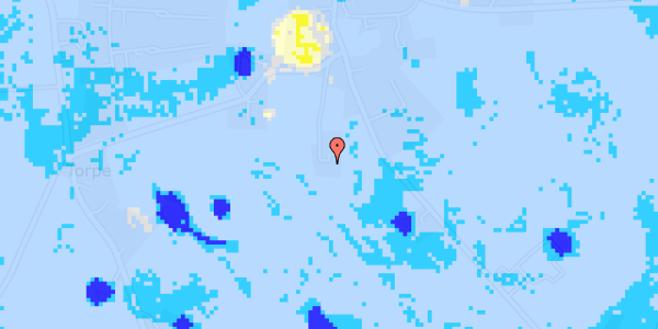 Ekstrem regn på Borgbjergvej 3