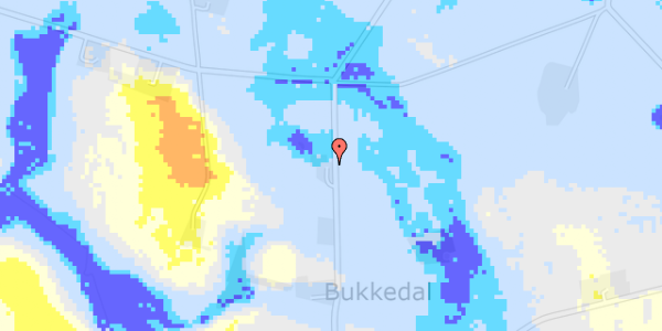 Ekstrem regn på Bukdalsvej 25