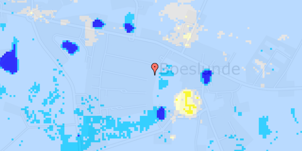 Ekstrem regn på Elmegårdsvej 21