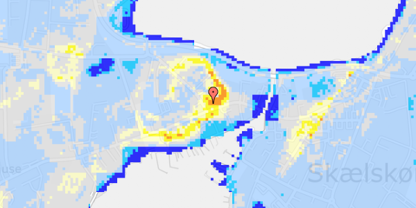 Ekstrem regn på Gammeltorv 2C