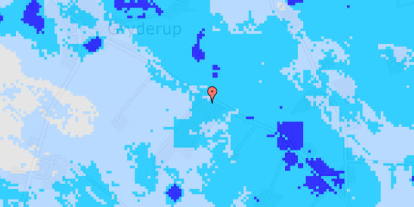 Ekstrem regn på Gryderupvej 155