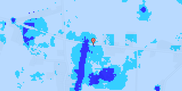 Ekstrem regn på Næstved Landevej 282