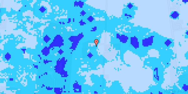 Ekstrem regn på Næstved Landevej 697