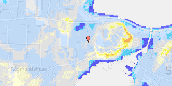 Ekstrem regn på Rådmandshaven 23