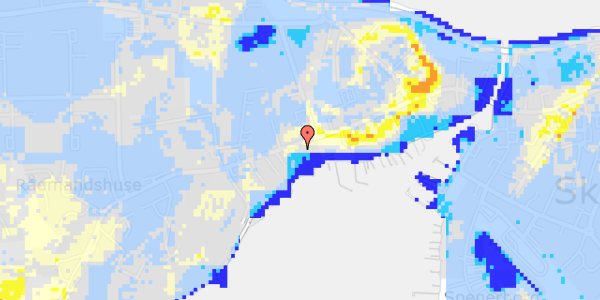 Ekstrem regn på Rådmandsvej 11A