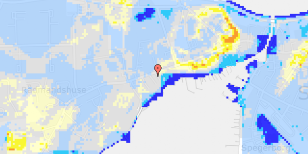 Ekstrem regn på Rådmandsvej 15B