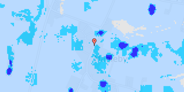 Ekstrem regn på Skolevangen 10