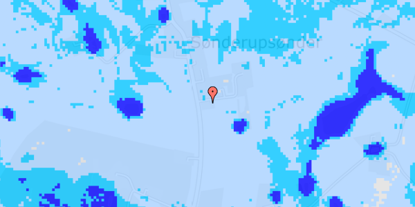 Ekstrem regn på Slagelse Landevej 122