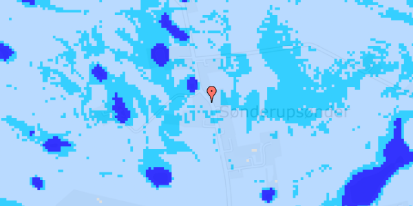 Ekstrem regn på Slagelse Landevej 145