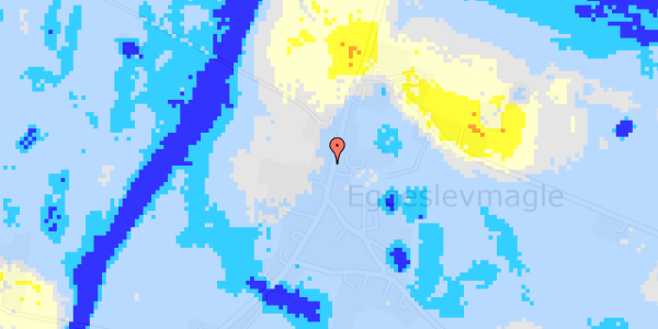 Ekstrem regn på Sorø Landevej 257