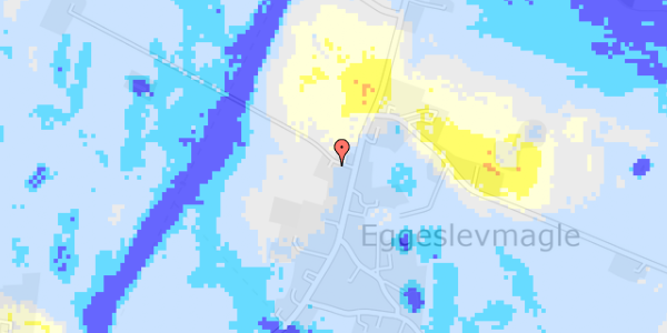 Ekstrem regn på Sorø Landevej 271