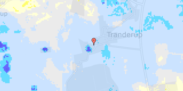 Ekstrem regn på Tranderupvej 40