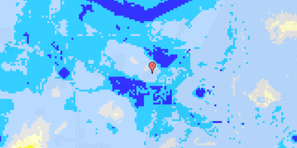 Ekstrem regn på Venslev Enghavevej 79