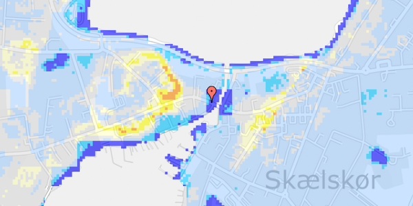 Ekstrem regn på Vestergade 1, 3. th