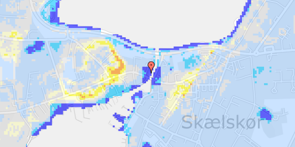 Ekstrem regn på Vestergade 4, st. 