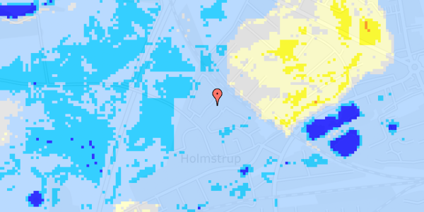 Ekstrem regn på Byskellet 14