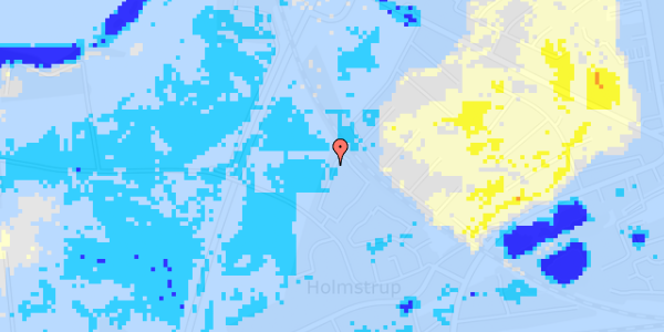 Ekstrem regn på Byskellet 34