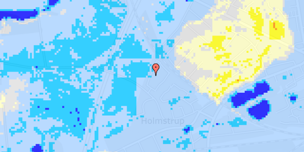 Ekstrem regn på Byskellet 37