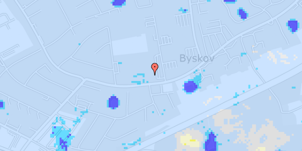 Ekstrem regn på Byskov Alle 1, 1. mf