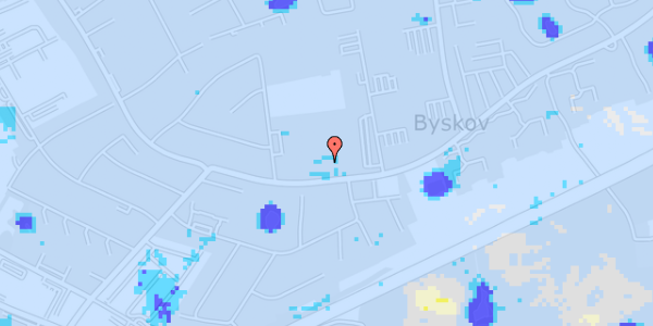 Ekstrem regn på Byskov Alle 9, 1. tv