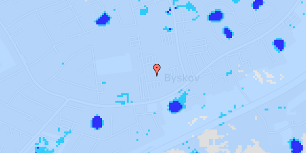 Ekstrem regn på Byskov Alle 10, 3. mf