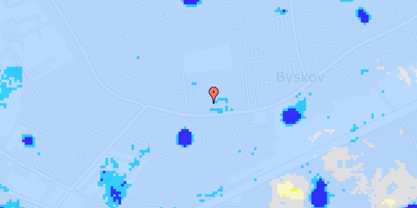 Ekstrem regn på Byskov Alle 15, 1. th