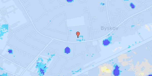 Ekstrem regn på Byskov Alle 15, 3. th