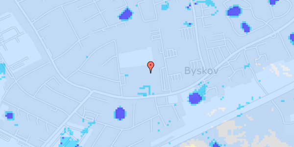 Ekstrem regn på Byskov Alle 25, 3. mf